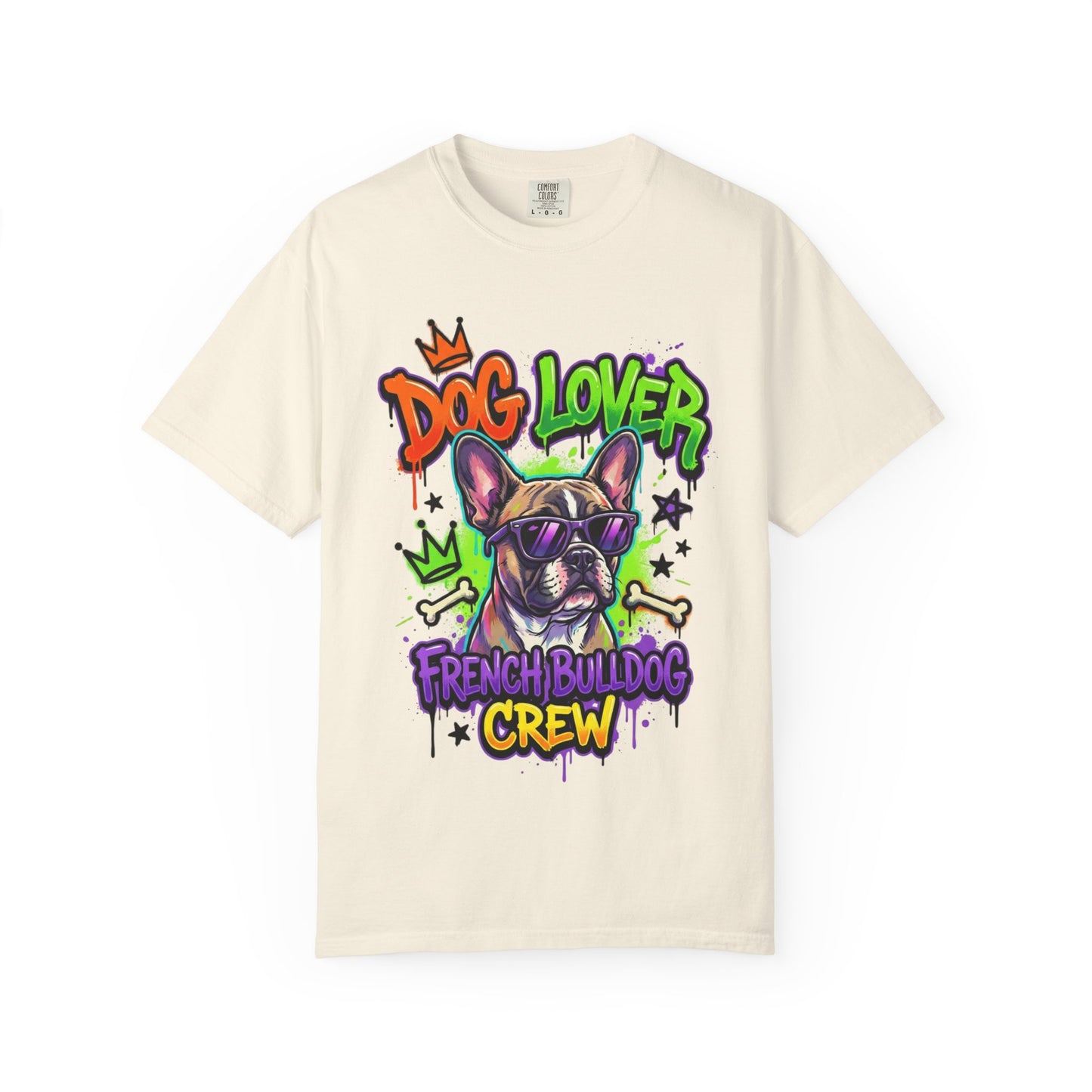 Dog Lover French Bulldog Crew T-Shirt