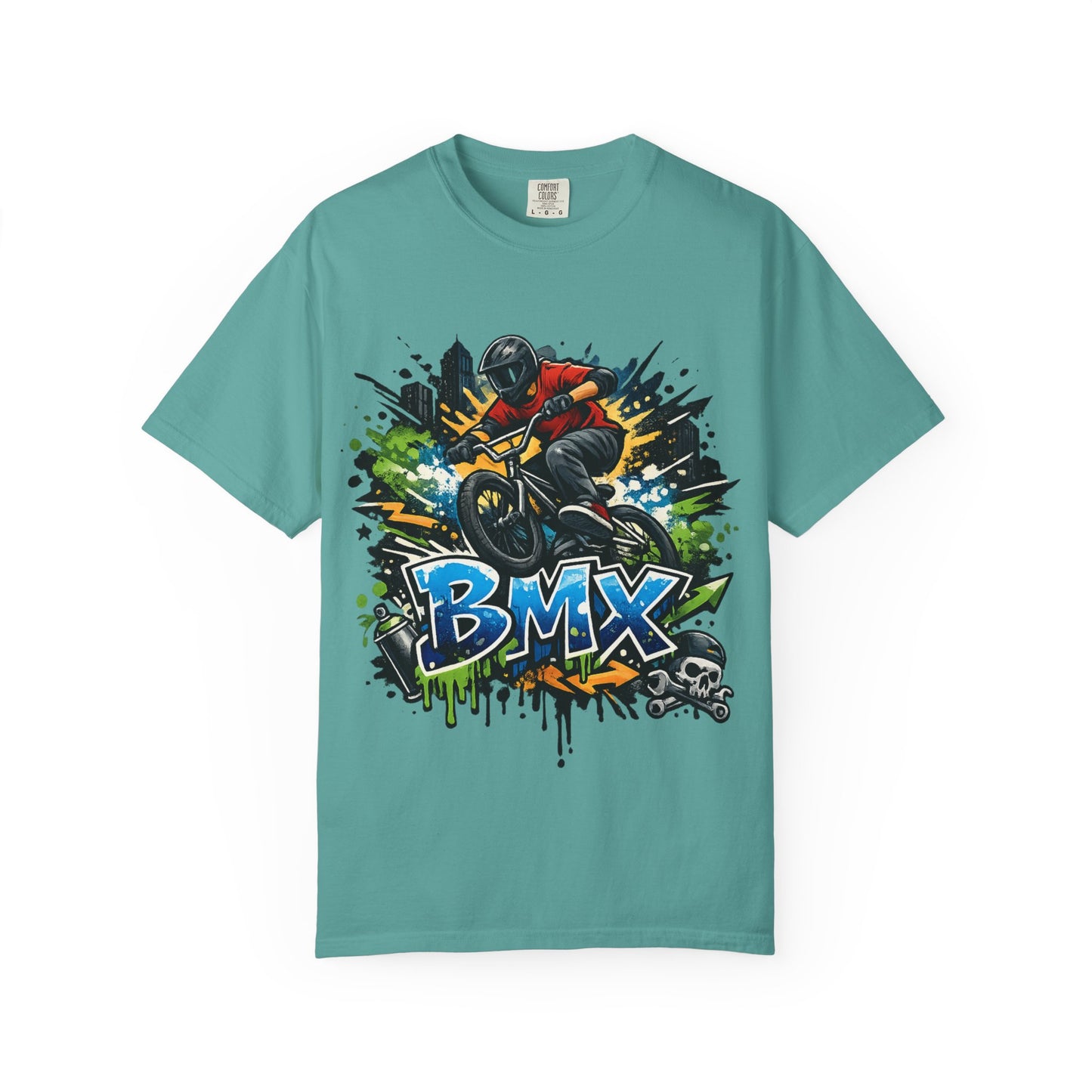 BMX Graffiti Rider T-Shirt — Extreme BMX Bike Tee