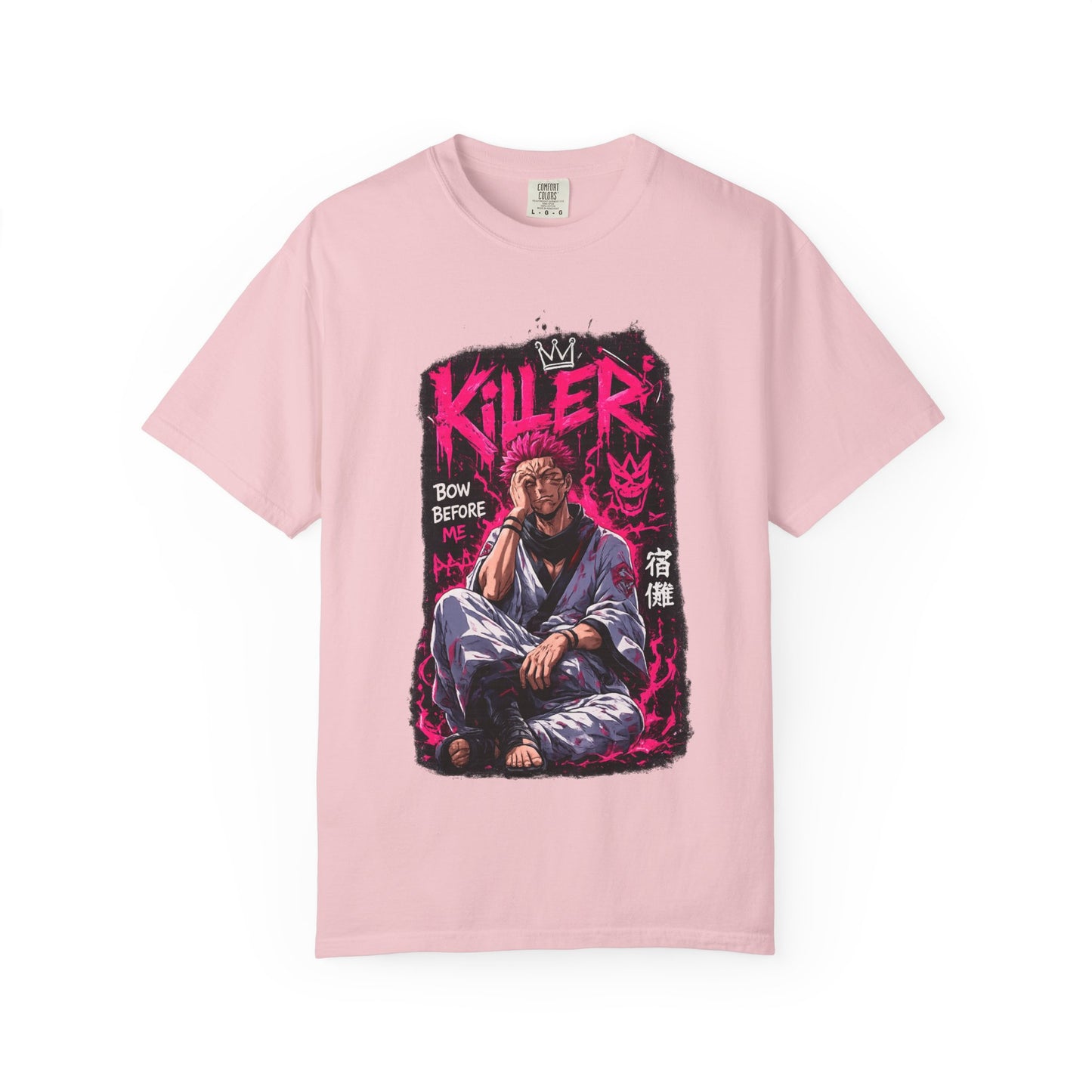 Killer Streetwear T-Shirt — 'Bow Before Me' Anime Graphic Tee