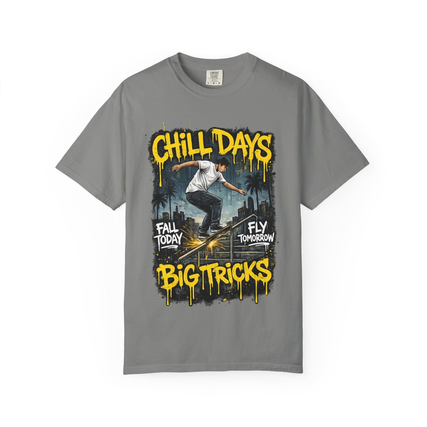 Chill Days Big Tricks Skateboard T‑Shirt