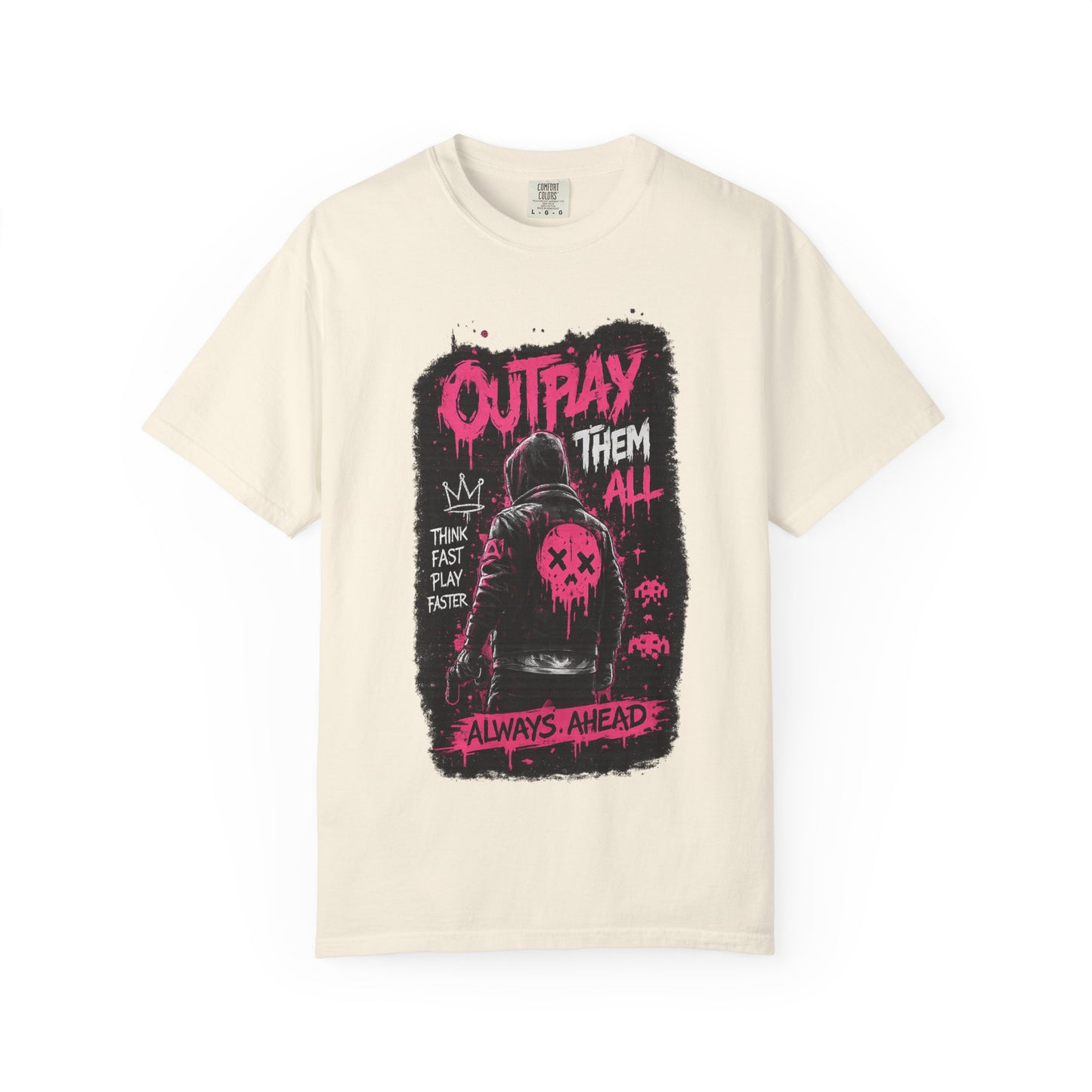 Outplay Them All Graphic T-Shirt — 'Always Ahead' Streetwear Tee
