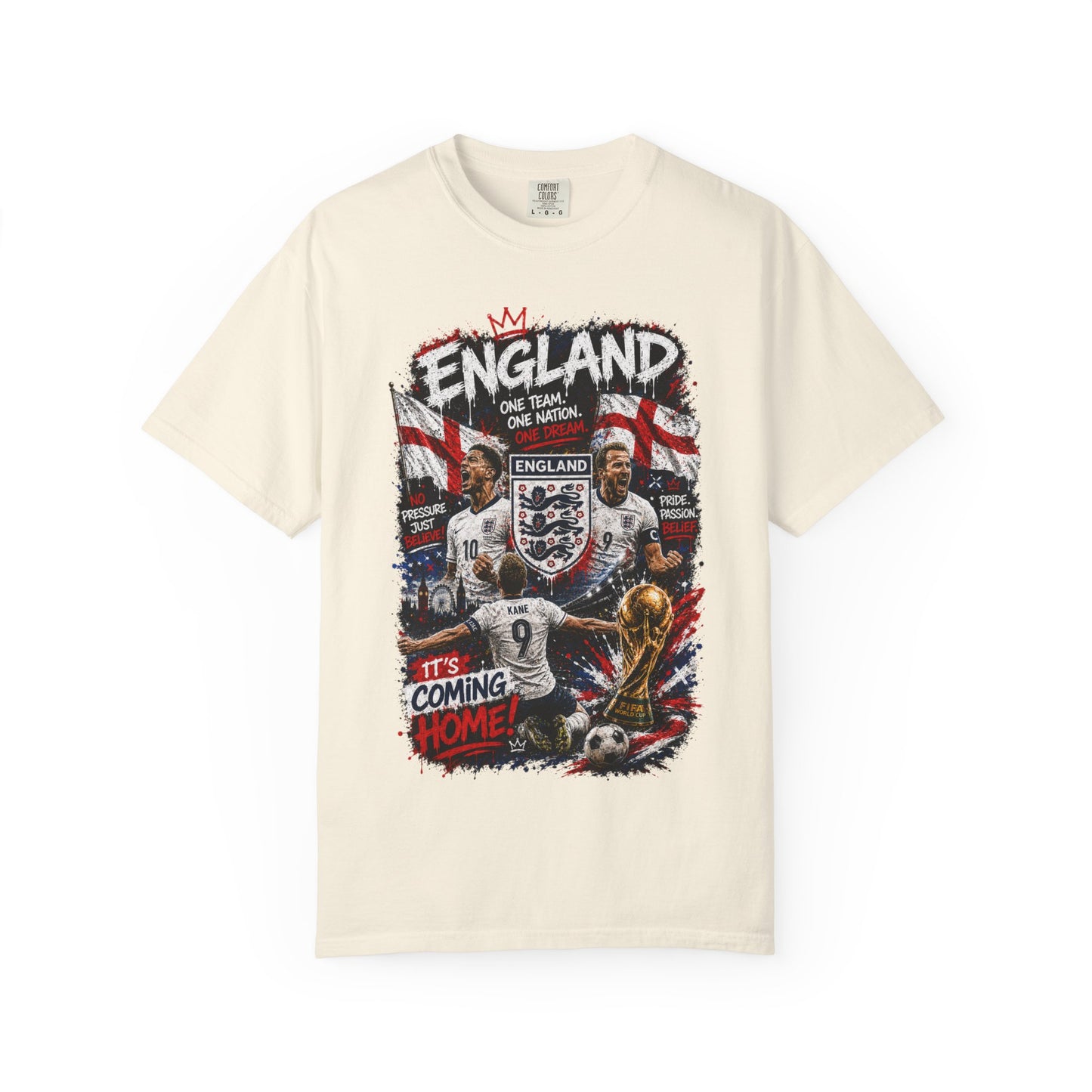 England Football Squad T-shirt | It’s Coming Home World Cup Soccer Tee