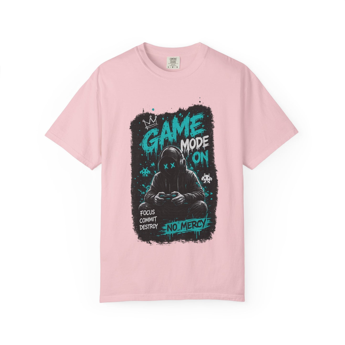 Gaming T-Shirt — "Game Mode On: No Mercy" Gamer Tee