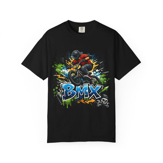 BMX Graffiti Rider T-Shirt — Extreme BMX Bike Tee