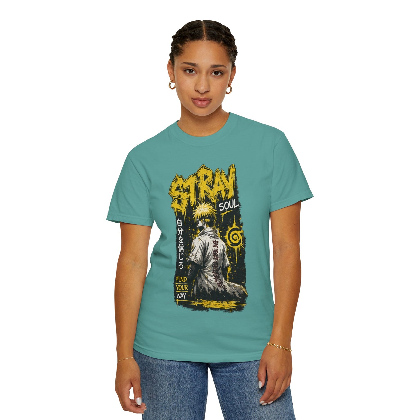Stray Soul Graphic T-Shirt — Find Your Way Anime Streetwear