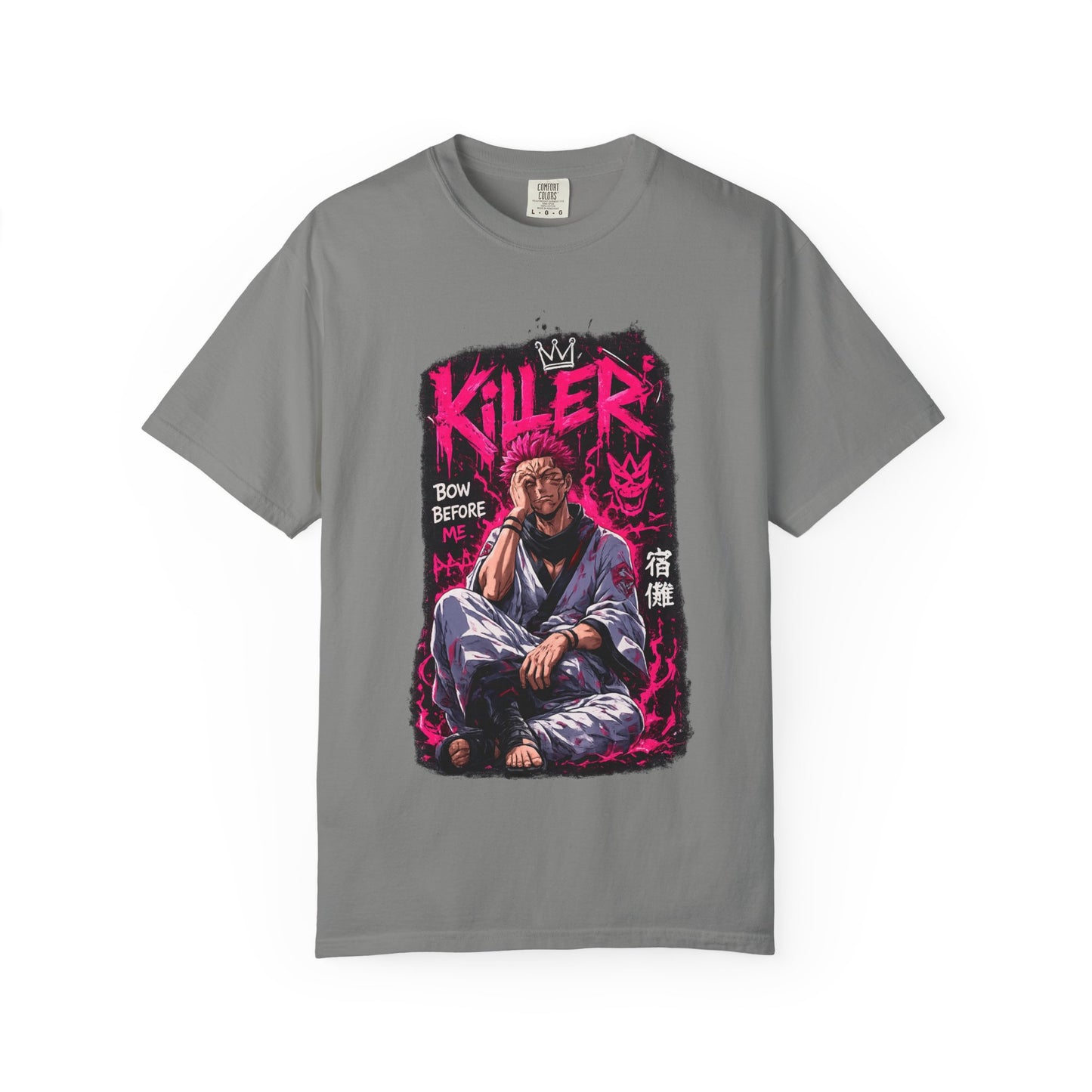 Killer Streetwear T-Shirt — 'Bow Before Me' Anime Graphic Tee