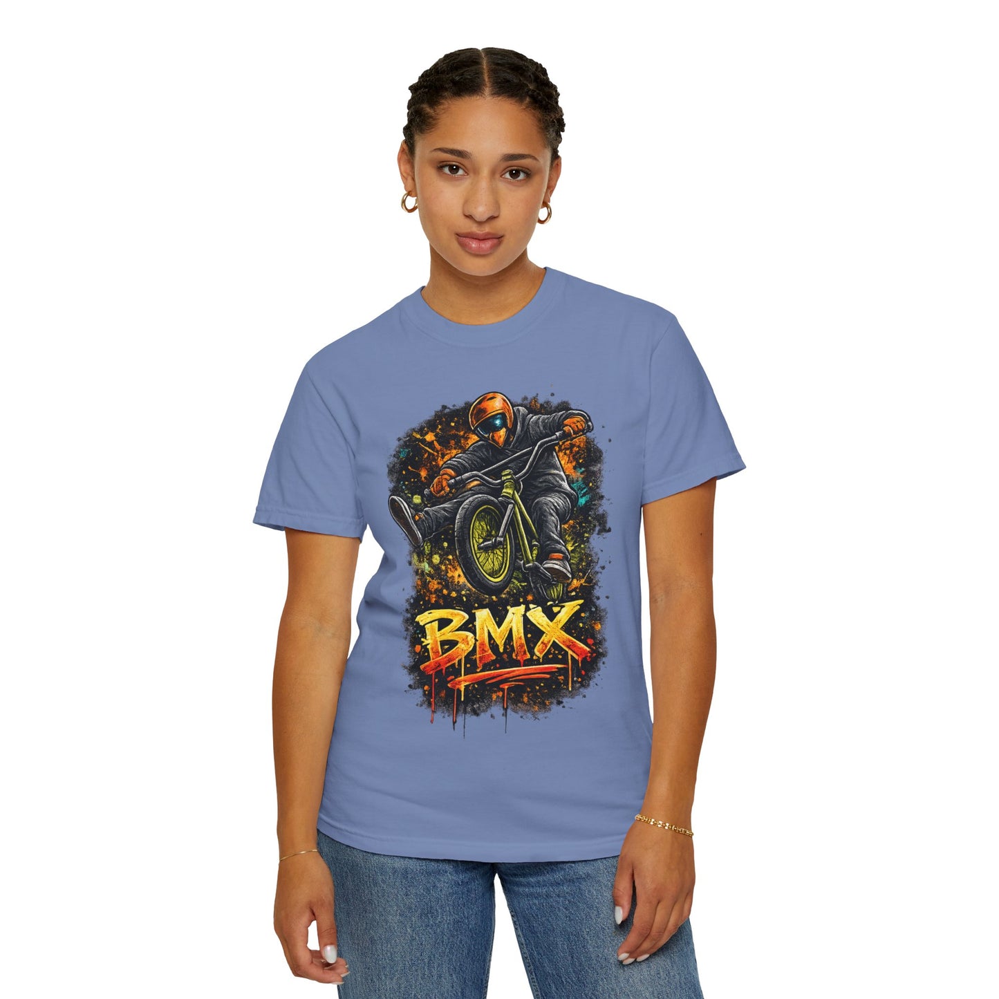 BMX Freestyle T-Shirt — Graphic BMX Rider Tee