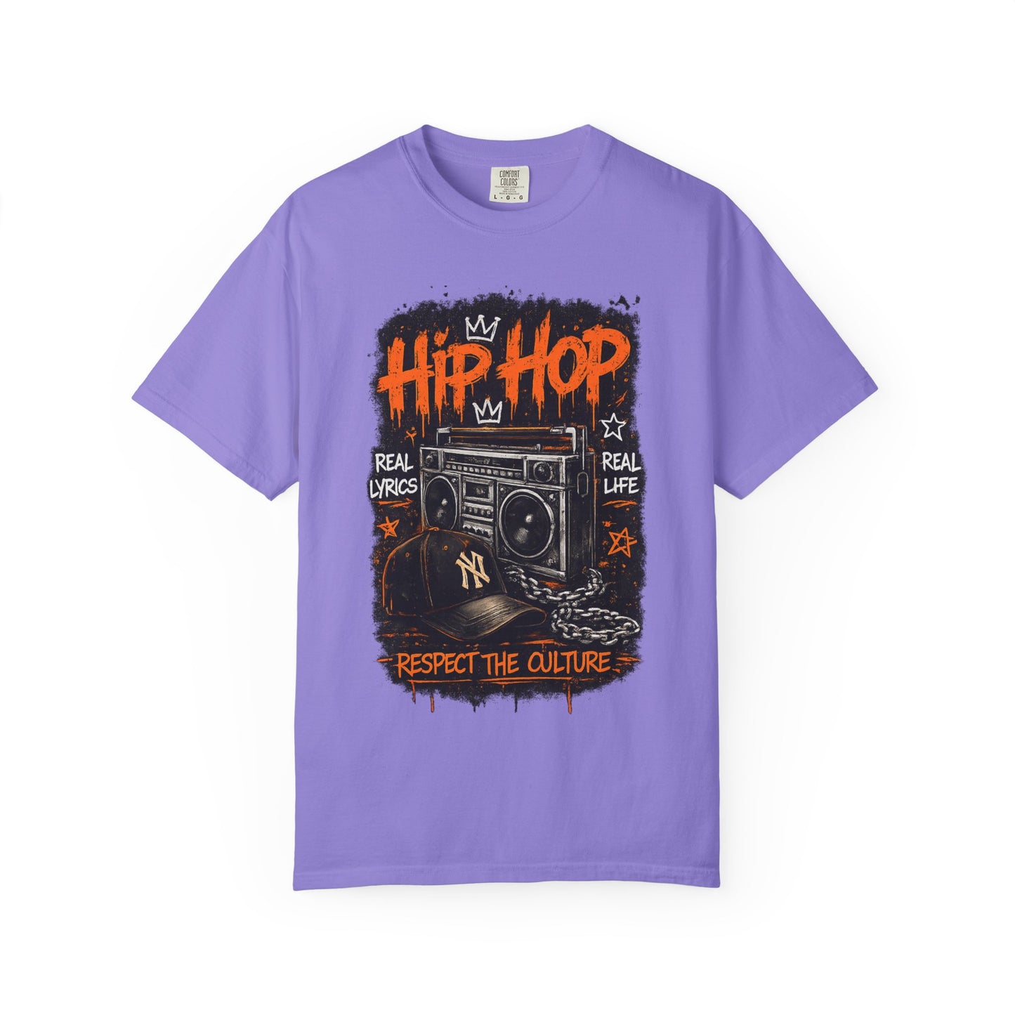 Hip Hop Boombox Respect the Culture T-shirt | Streetwear Music Tee
