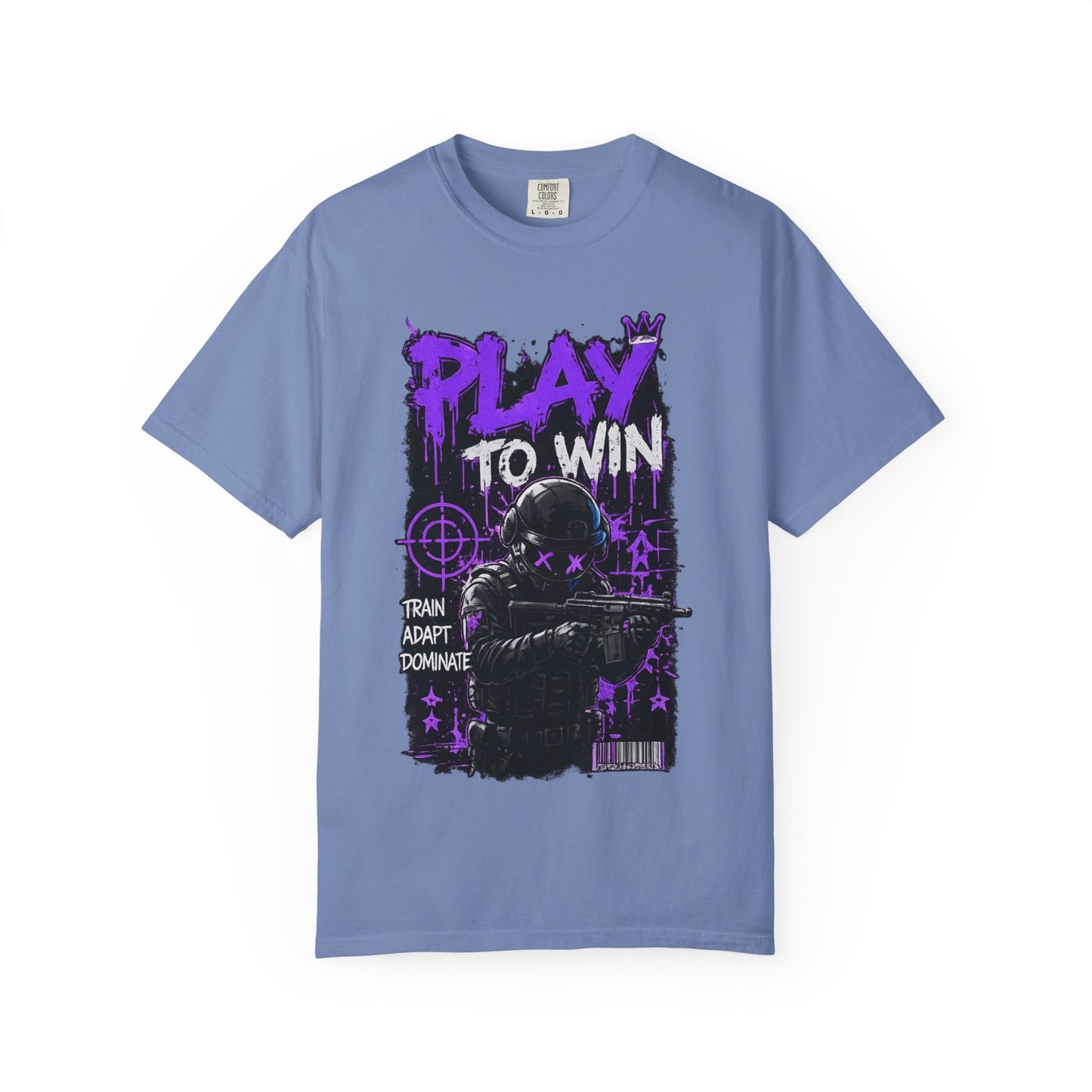 Play to Win Graphic T-Shirt — Gamer Tactical Design