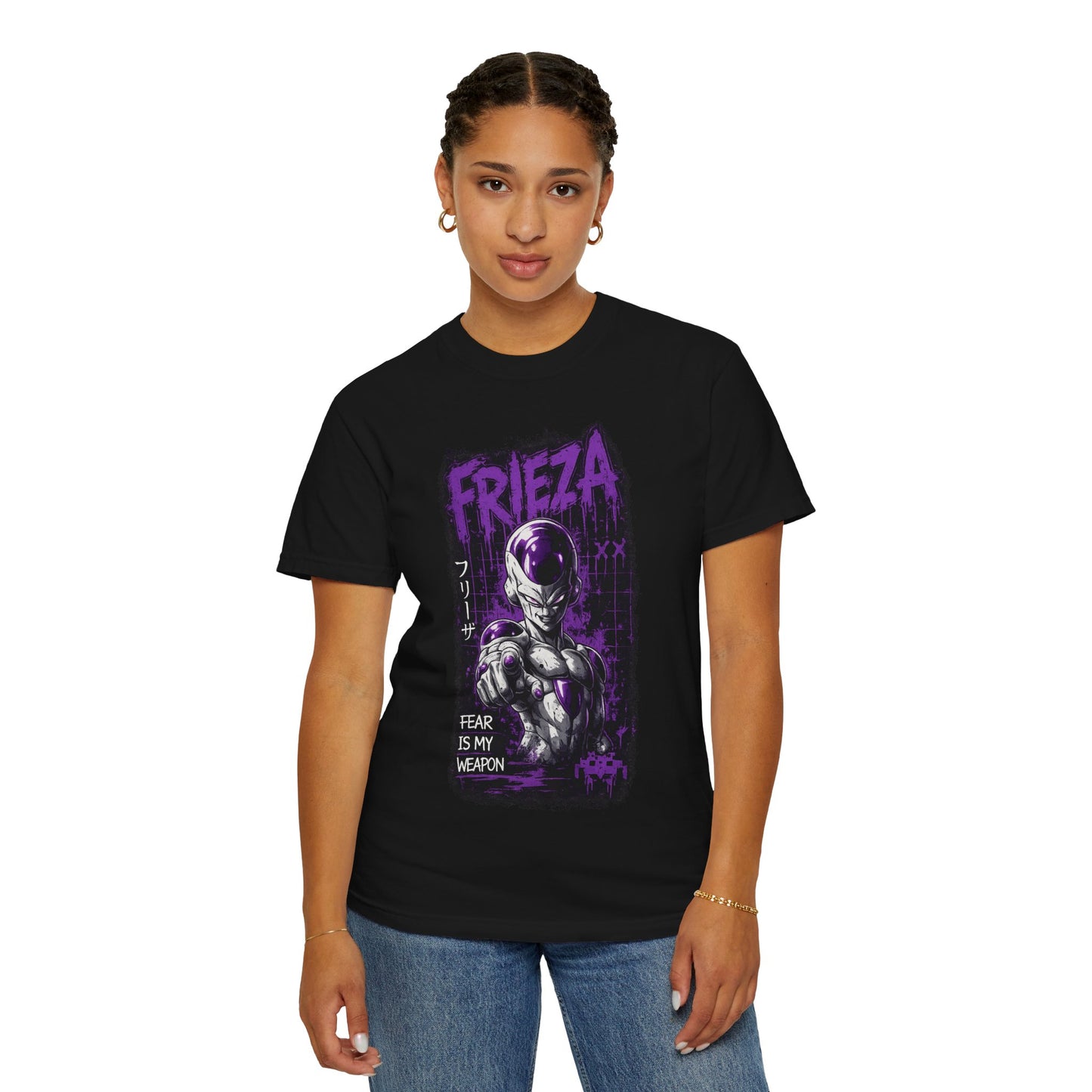 Frieza Graphic T-Shirt — 'Fear Is My Weapon' Anime Tee