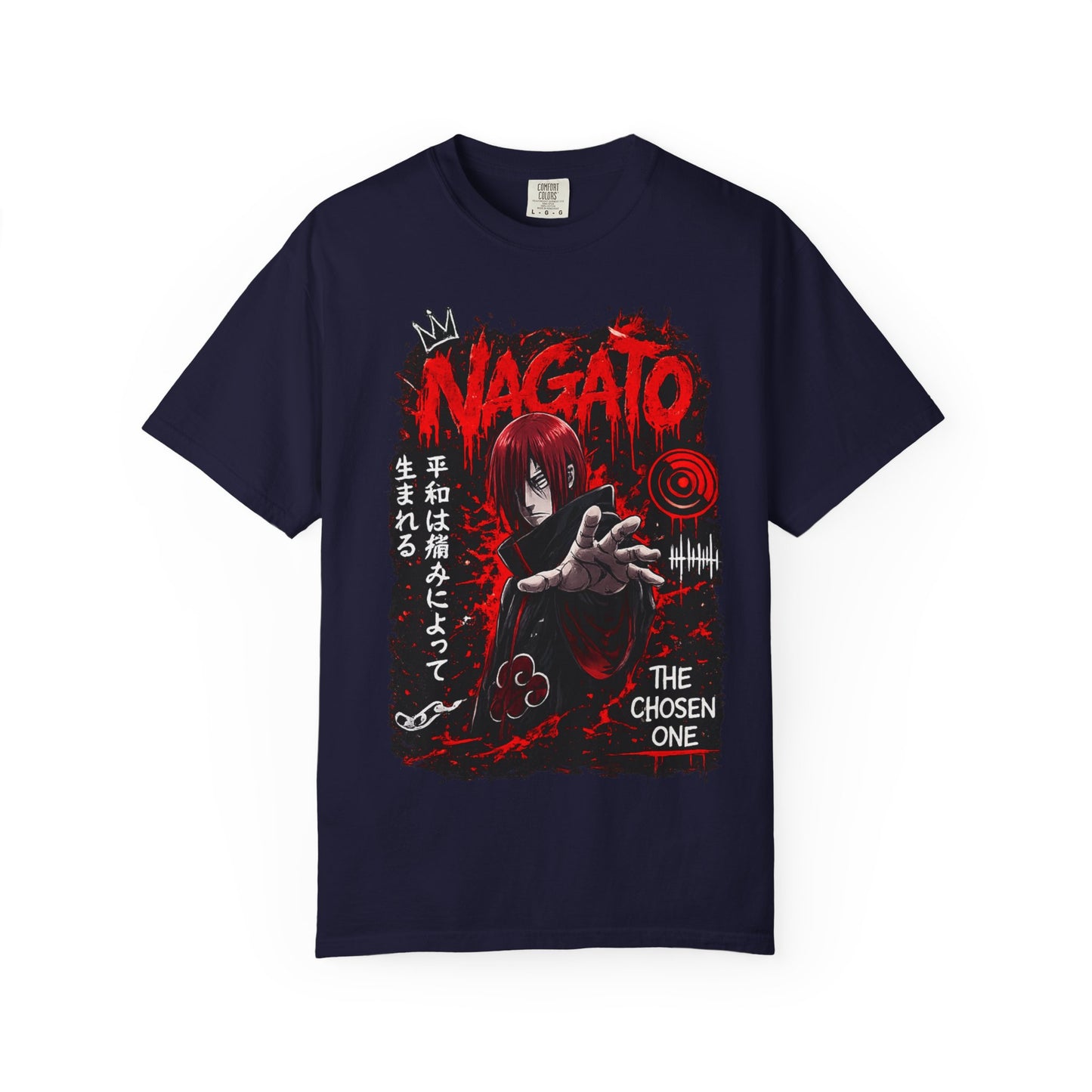 Nagato Graphic T-Shirt — 'The Chosen One' Anime Horror Tee