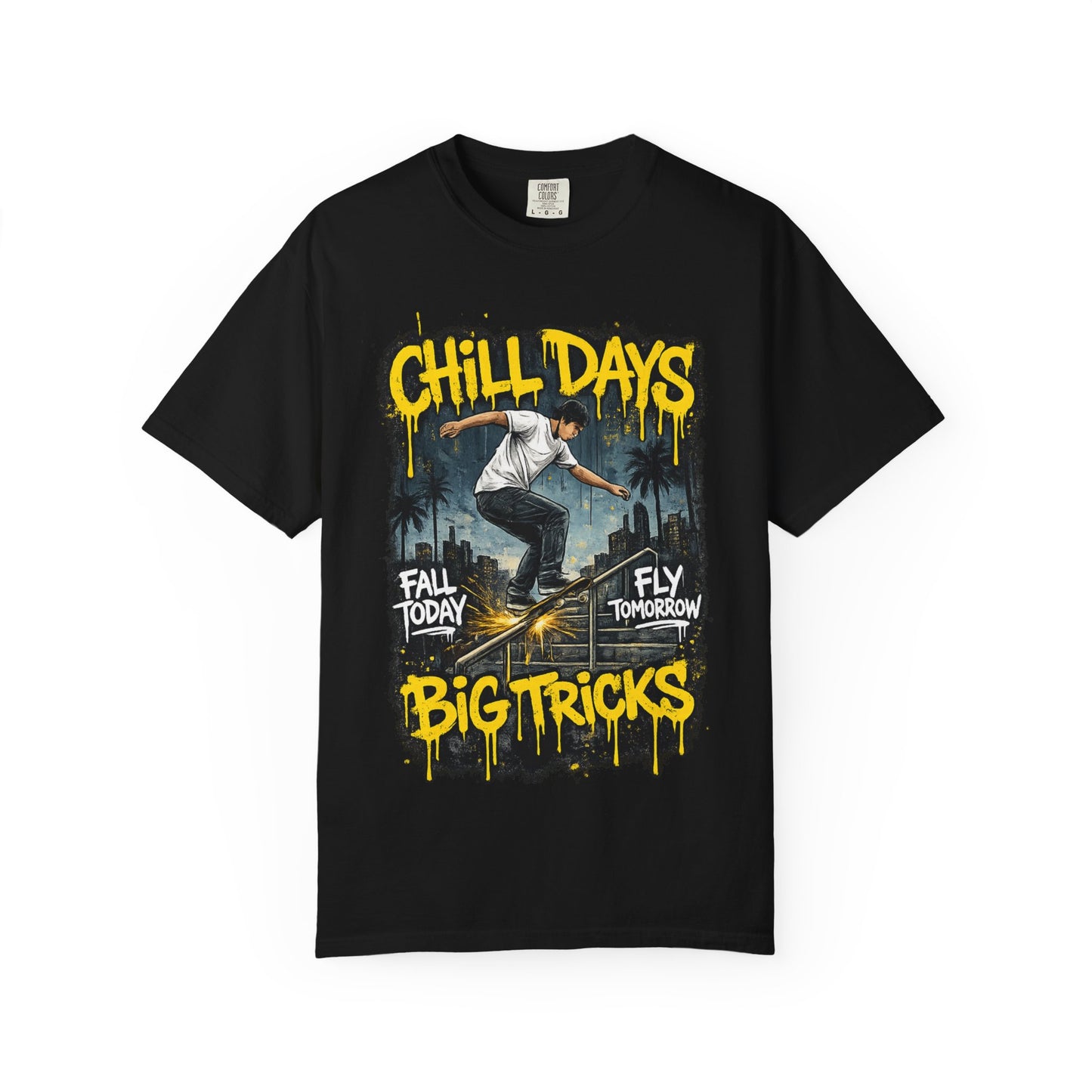 Chill Days Big Tricks Skateboard T‑Shirt