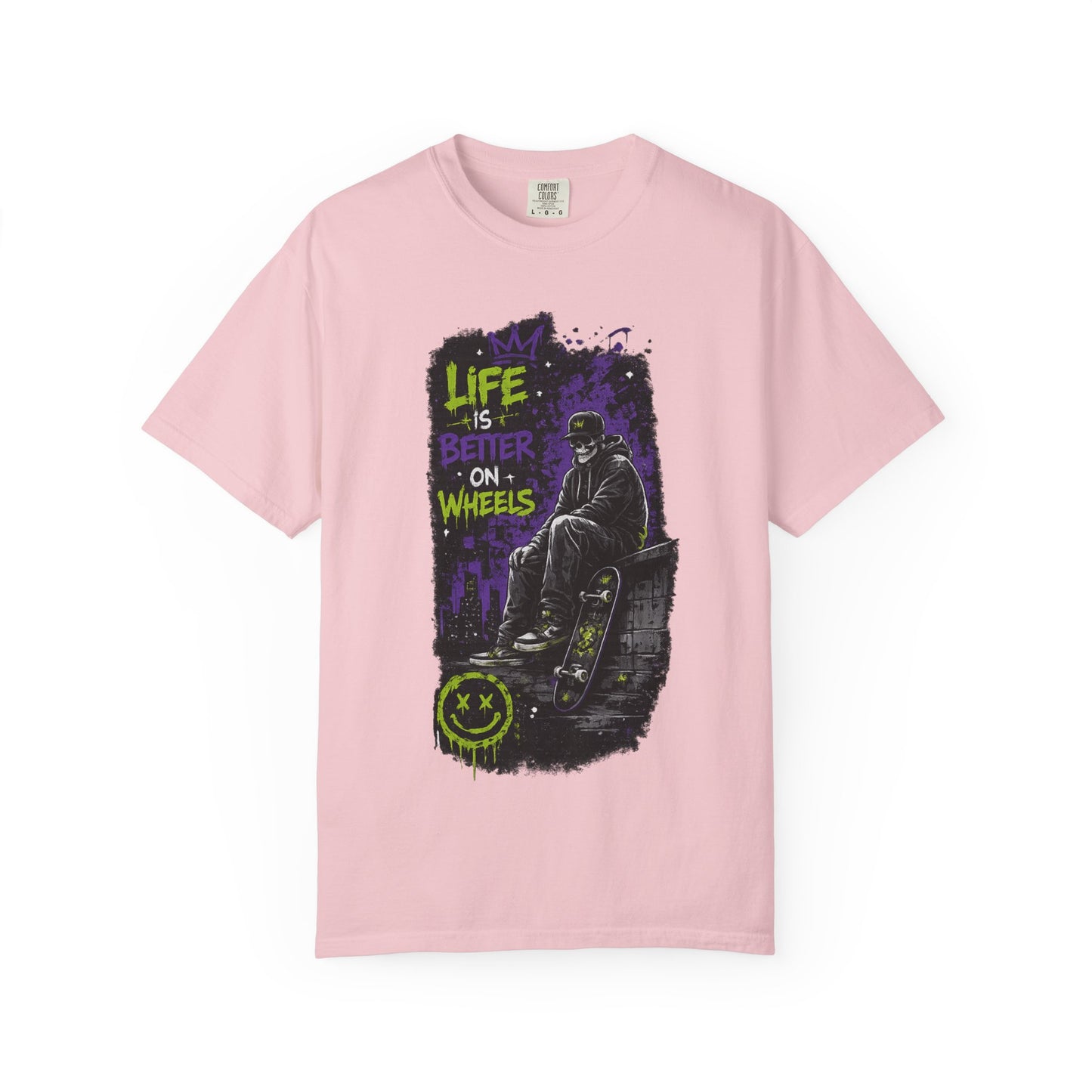 Life Is Better On Wheels T-Shirt — Wheelchair Pride Graphic Tee