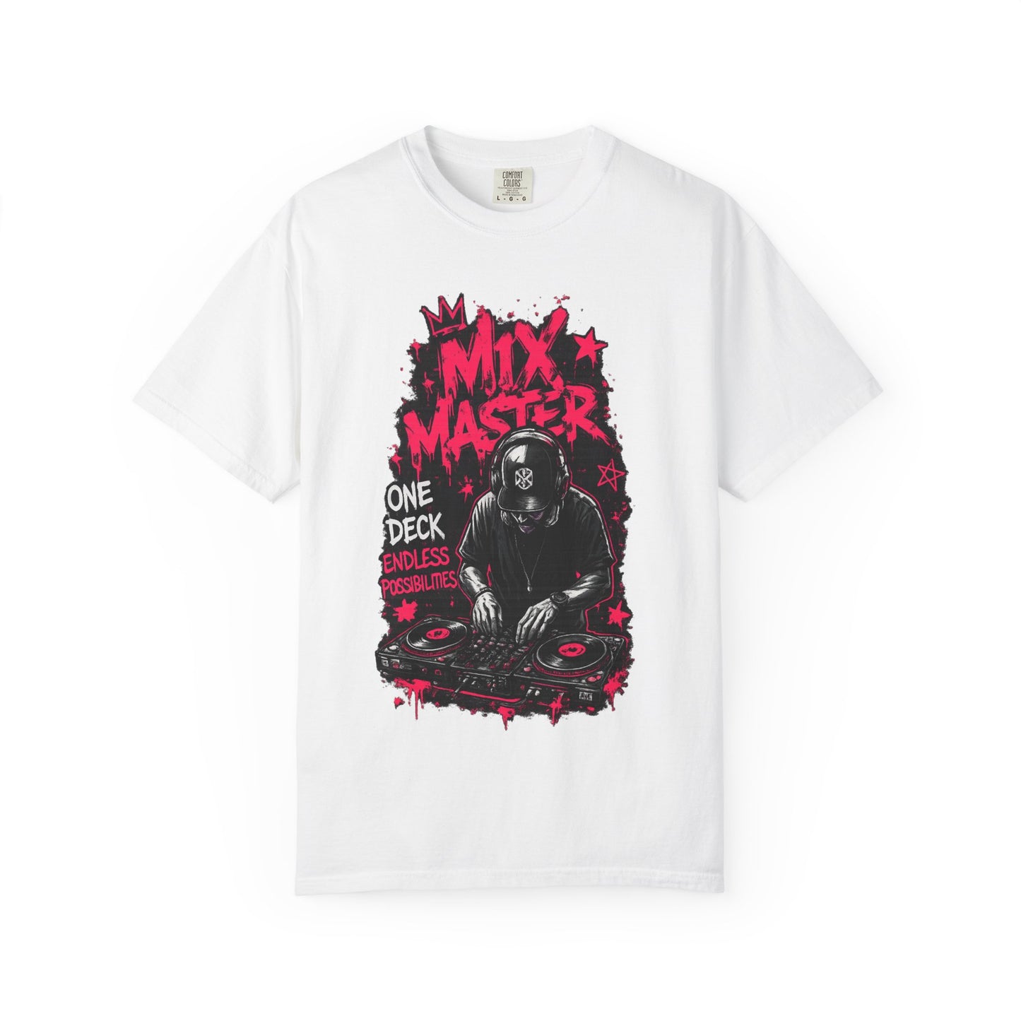 Mix Master DJ T-Shirt — Vintage Turntablist Graphic Tee