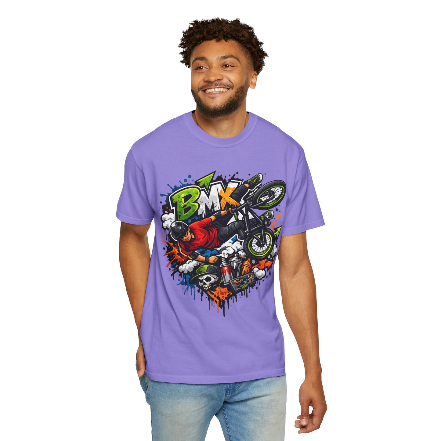 BMX Stunt Rider Graphic T-Shirt