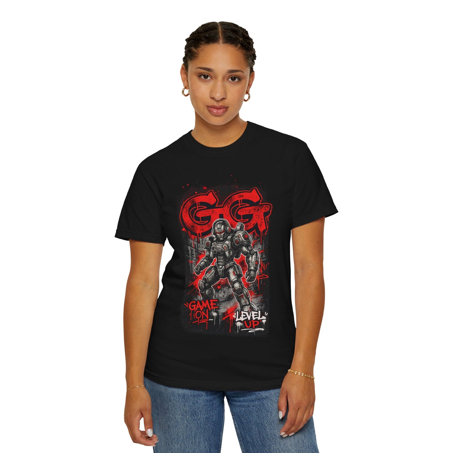 GG Game On Level Up Tee — Gamer Graphic T-Shirt