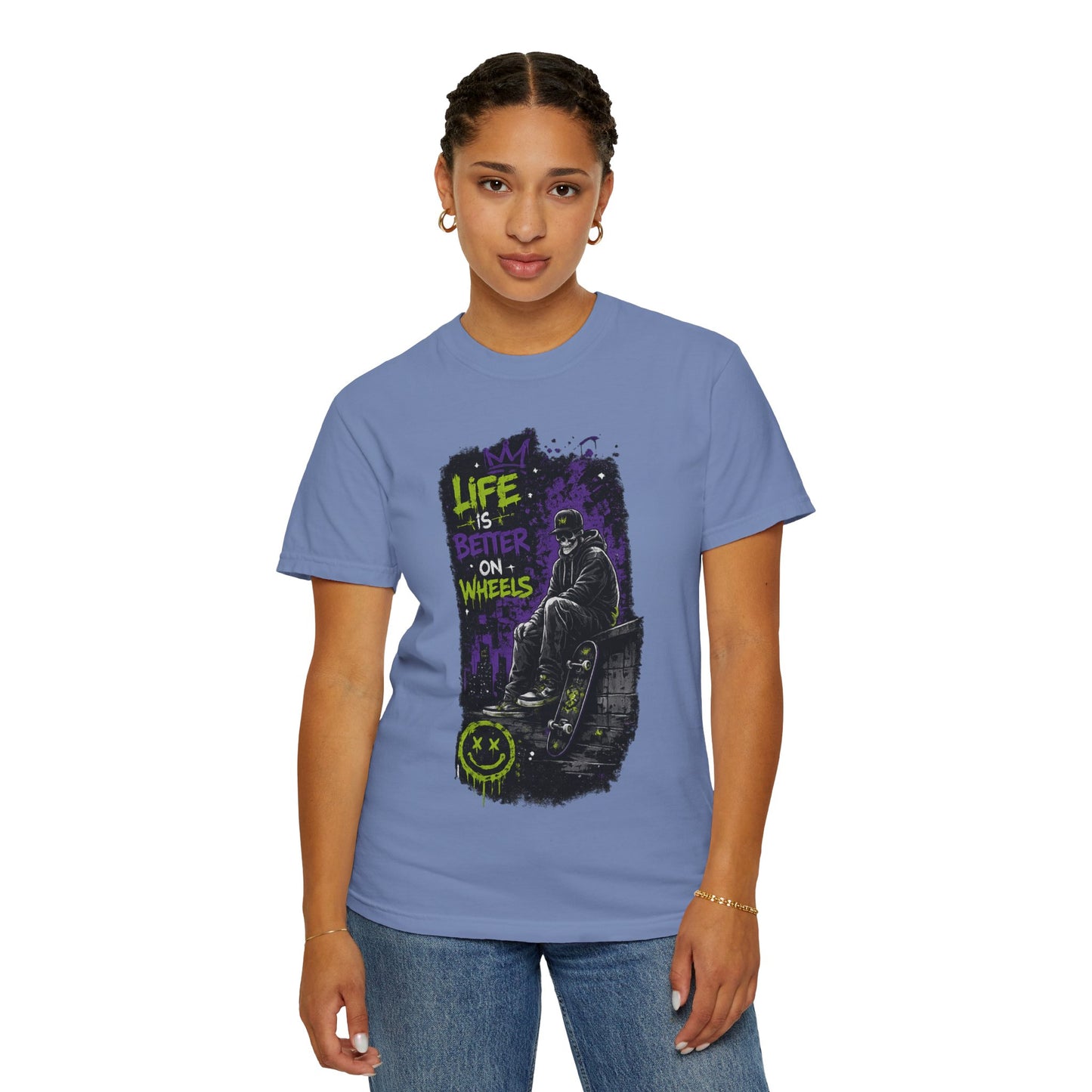 Life Is Better On Wheels T-Shirt — Wheelchair Pride Graphic Tee