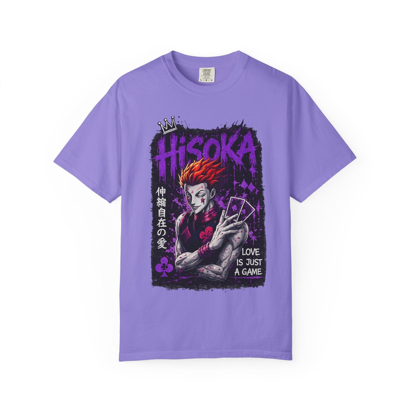 Hisoka Anime Graphic T-Shirt — "Love Is Just a Game" Villain Tee
