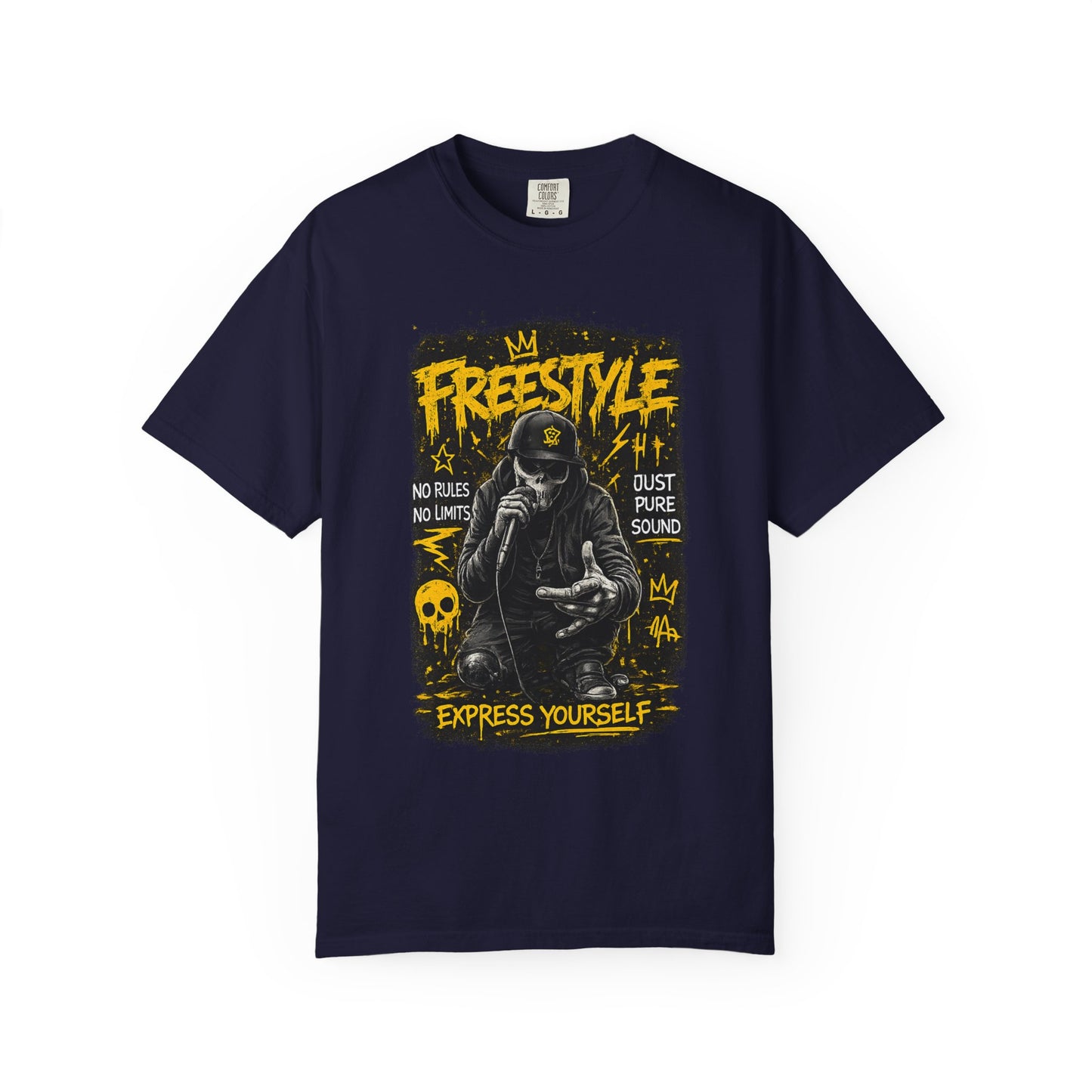 Freestyle Rap T-Shirt — "Express Yourself" Streetwear Graphic Tee