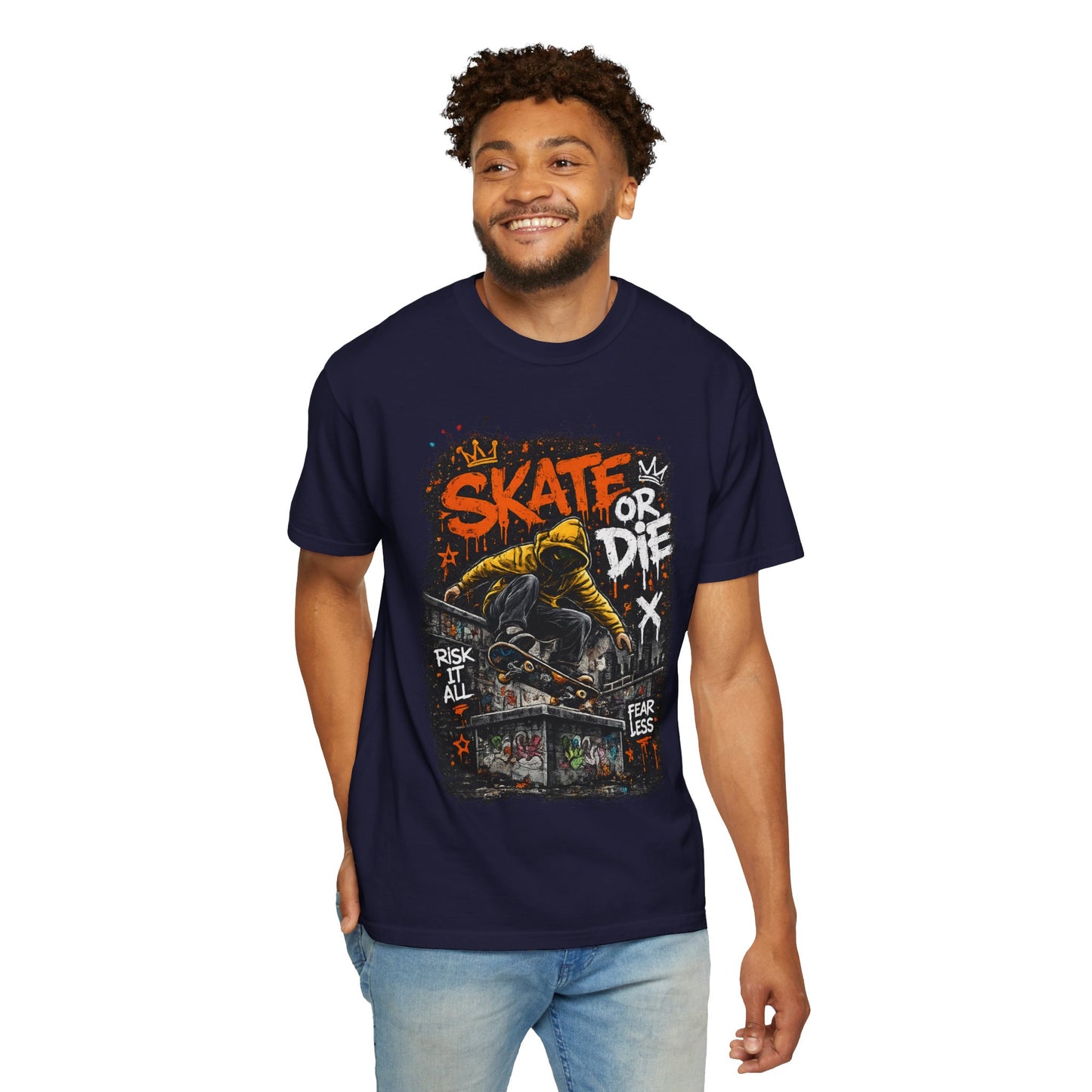 Skate or Die T-Shirt — Fearless Street Skateboard Graphic Tee