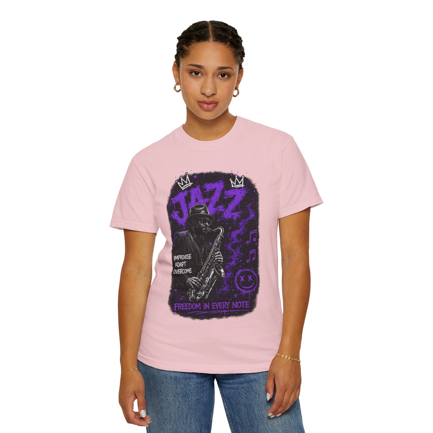 Jazz Saxophone T-Shirt — "Freedom in Every Note" Music Graphic Tee