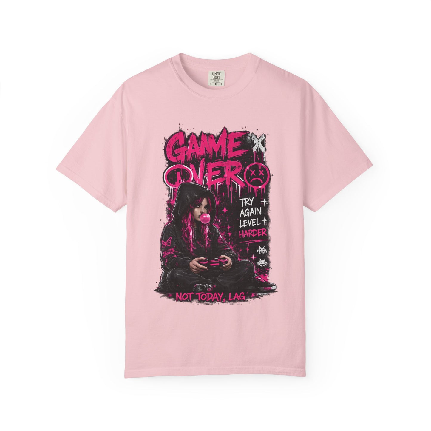 Game Over Graphic T-Shirt — 'Not Today, Lag' Gamer Tee