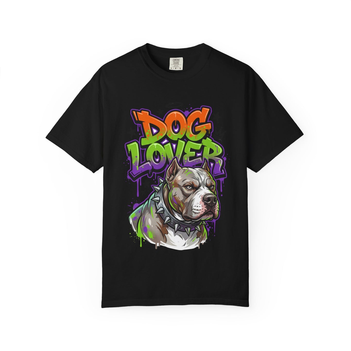 Dog Lover T-Shirt — Urban Graffiti Pitbull Tee