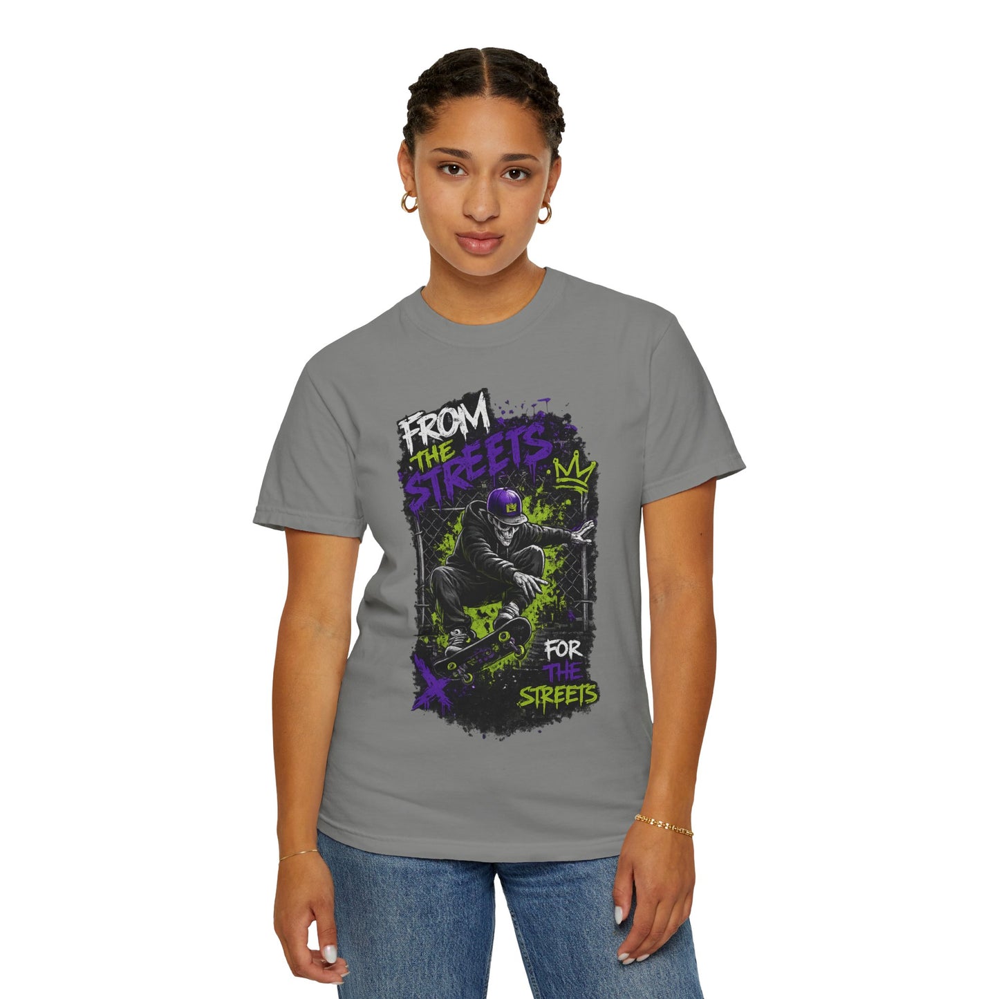 From the Streets Skateboard T-Shirt — Urban Skate Crew Graphic Tee