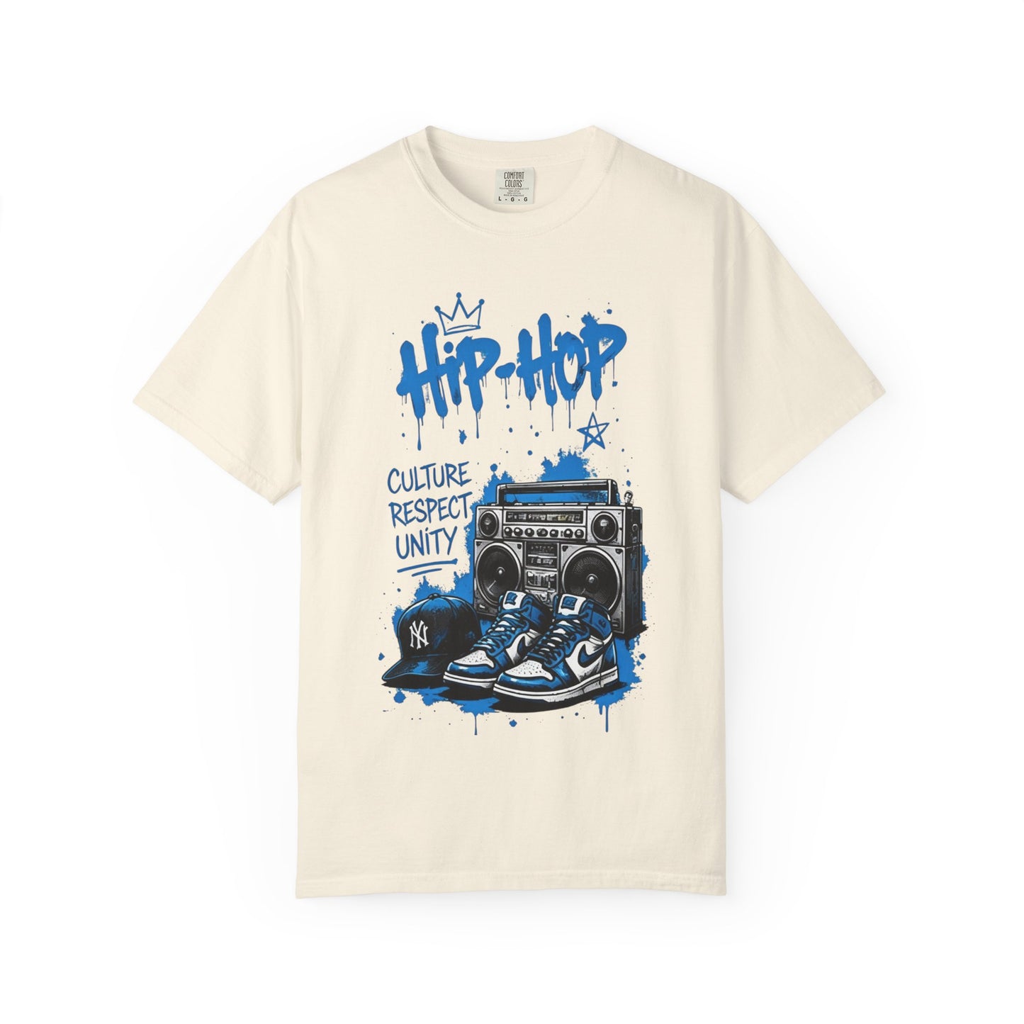 Hip-Hop Culture T-Shirt — "Hip-Hop: Culture Respect Unity" Graphic Tee