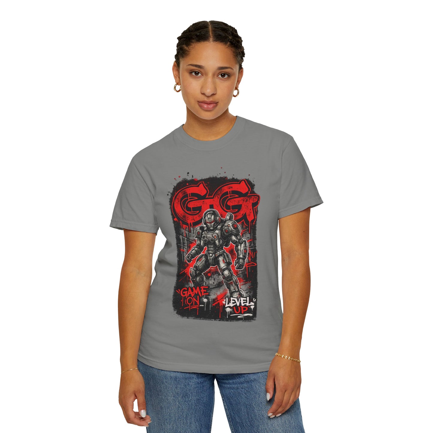 GG Game On Level Up Tee — Gamer Graphic T-Shirt