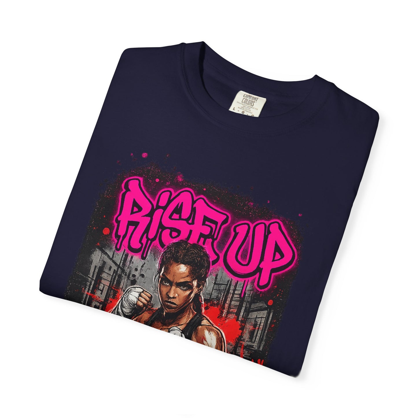 Rise Up UFC Graphic T-Shirt — 'Rise Up / No Fear' Motivational Streetwear