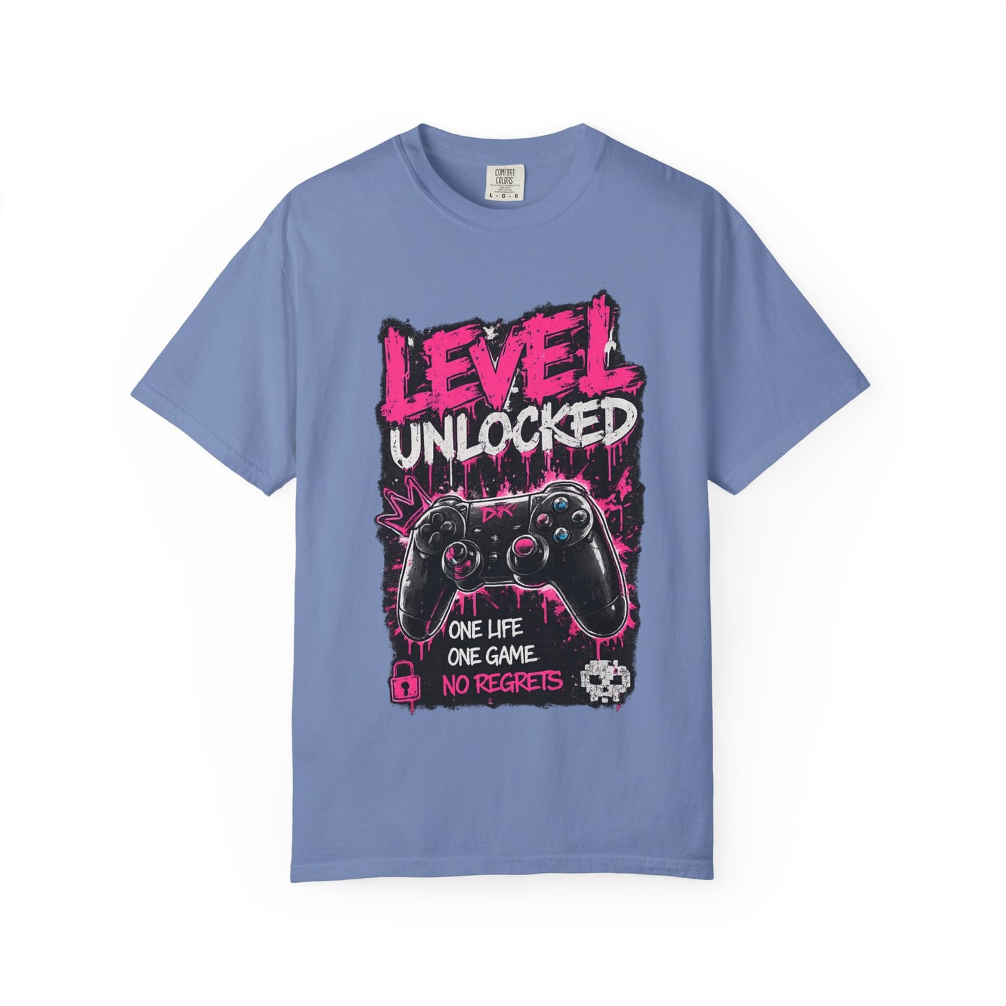Level Unlocked Gamer T-Shirt — "One Life, One Game" Graphic Tee