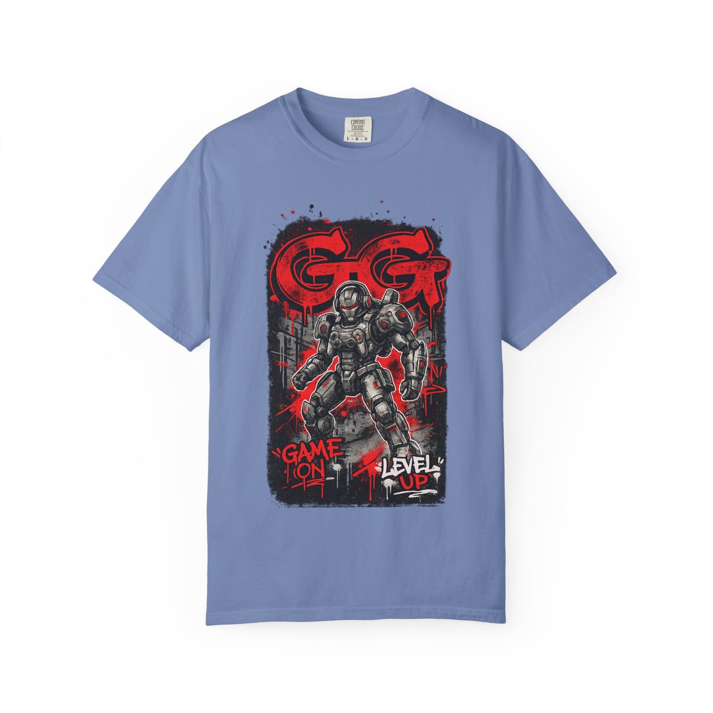 GG Game On Level Up Tee — Gamer Graphic T-Shirt