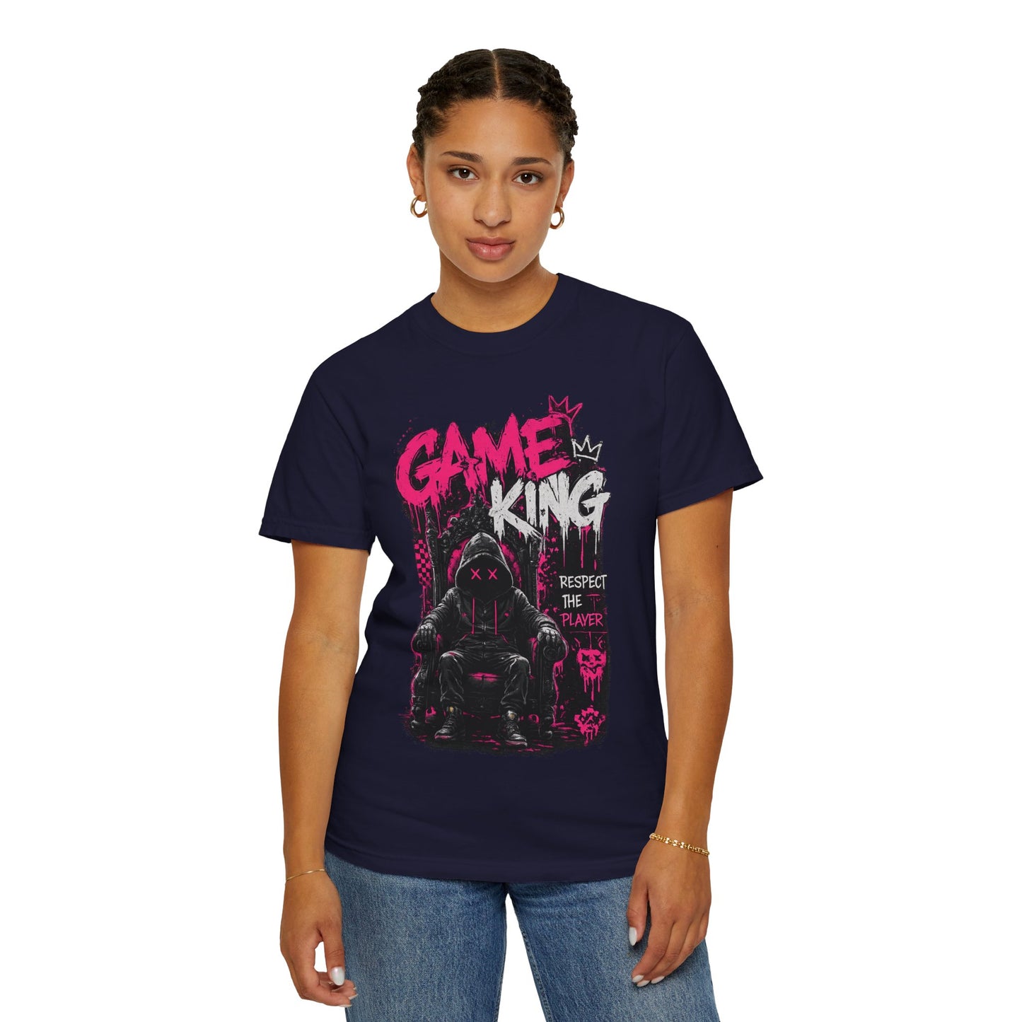Game King Graphic T-Shirt — 'Respect The Player' Gamer Streetwear
