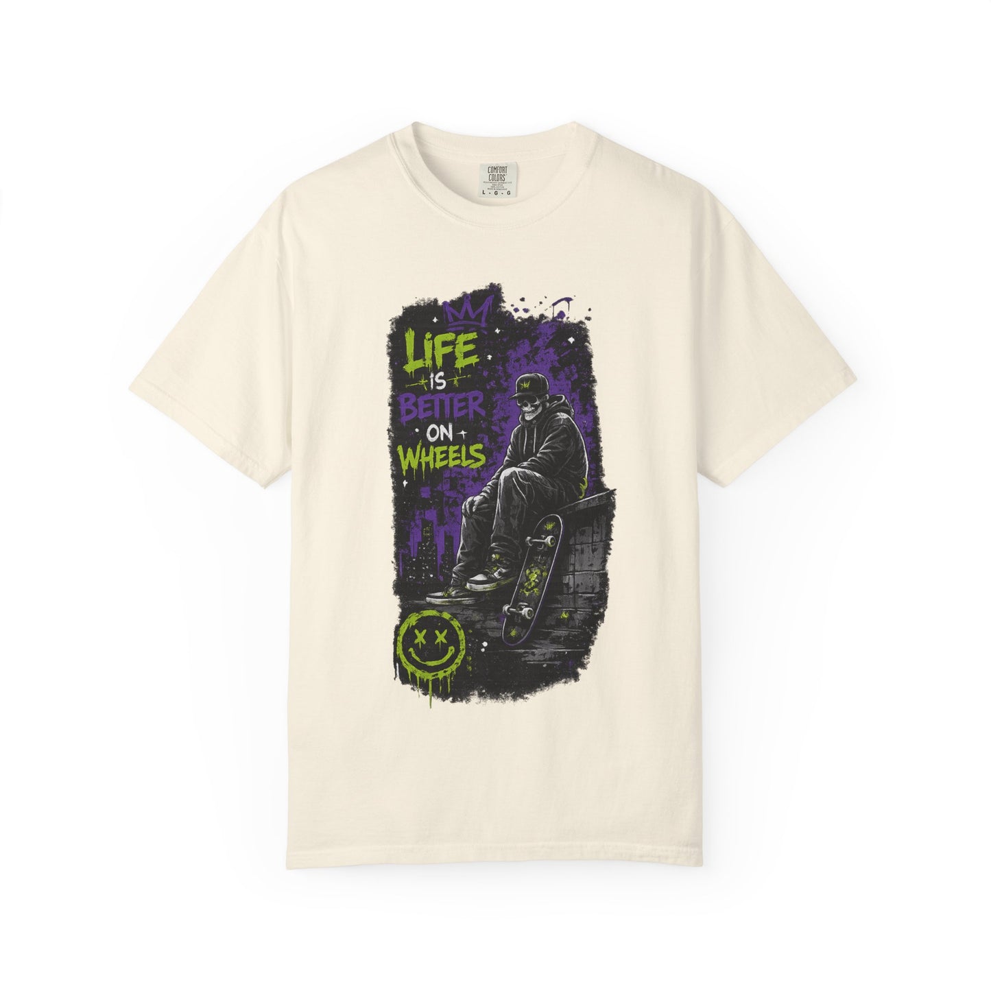 Life Is Better On Wheels T-Shirt — Wheelchair Pride Graphic Tee