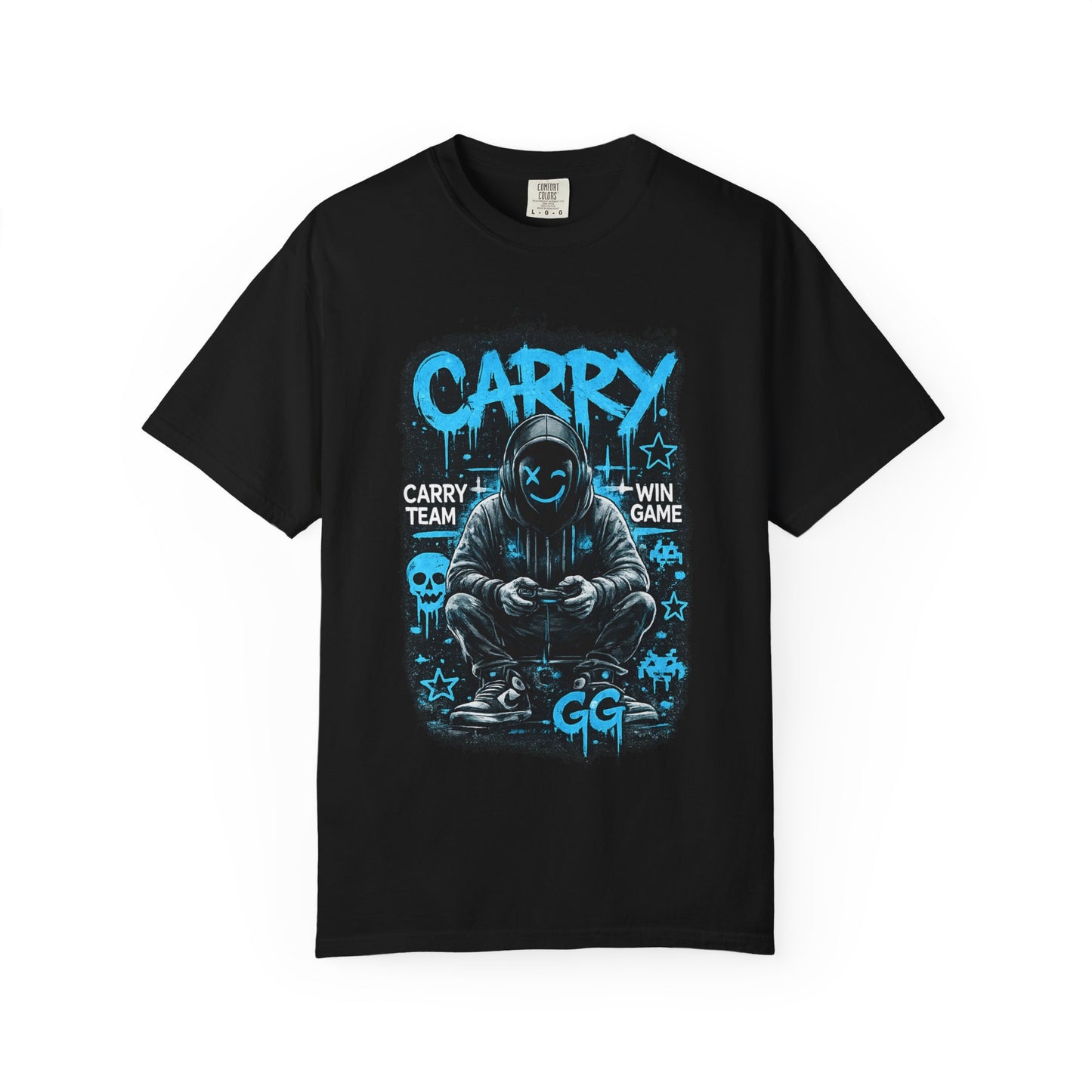 Carry Gamer Hoodie T-Shirt | Esports Gamer Graphic Tee