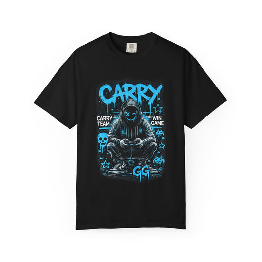 Carry Gamer Hoodie T-Shirt | Esports Gamer Graphic Tee