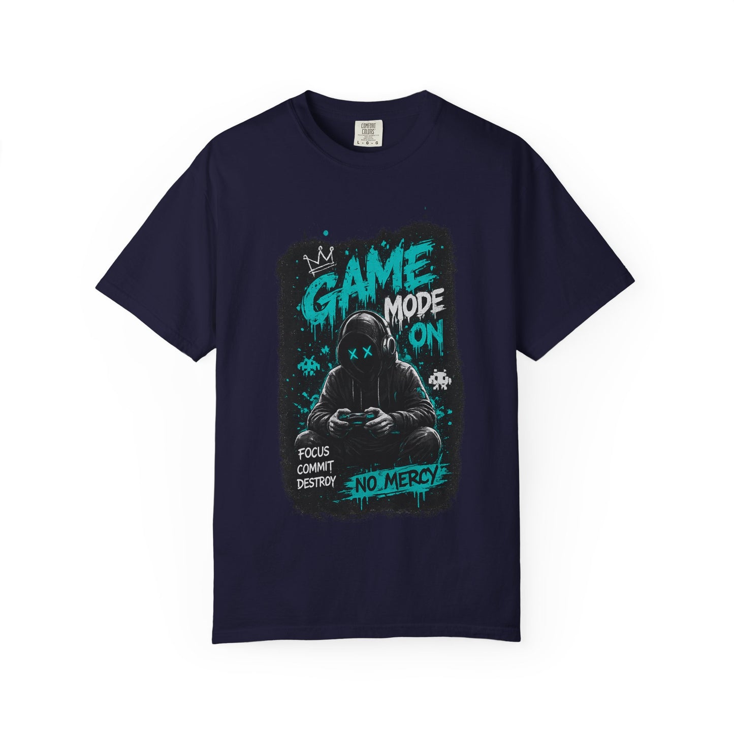 Gaming T-Shirt — "Game Mode On: No Mercy" Gamer Tee