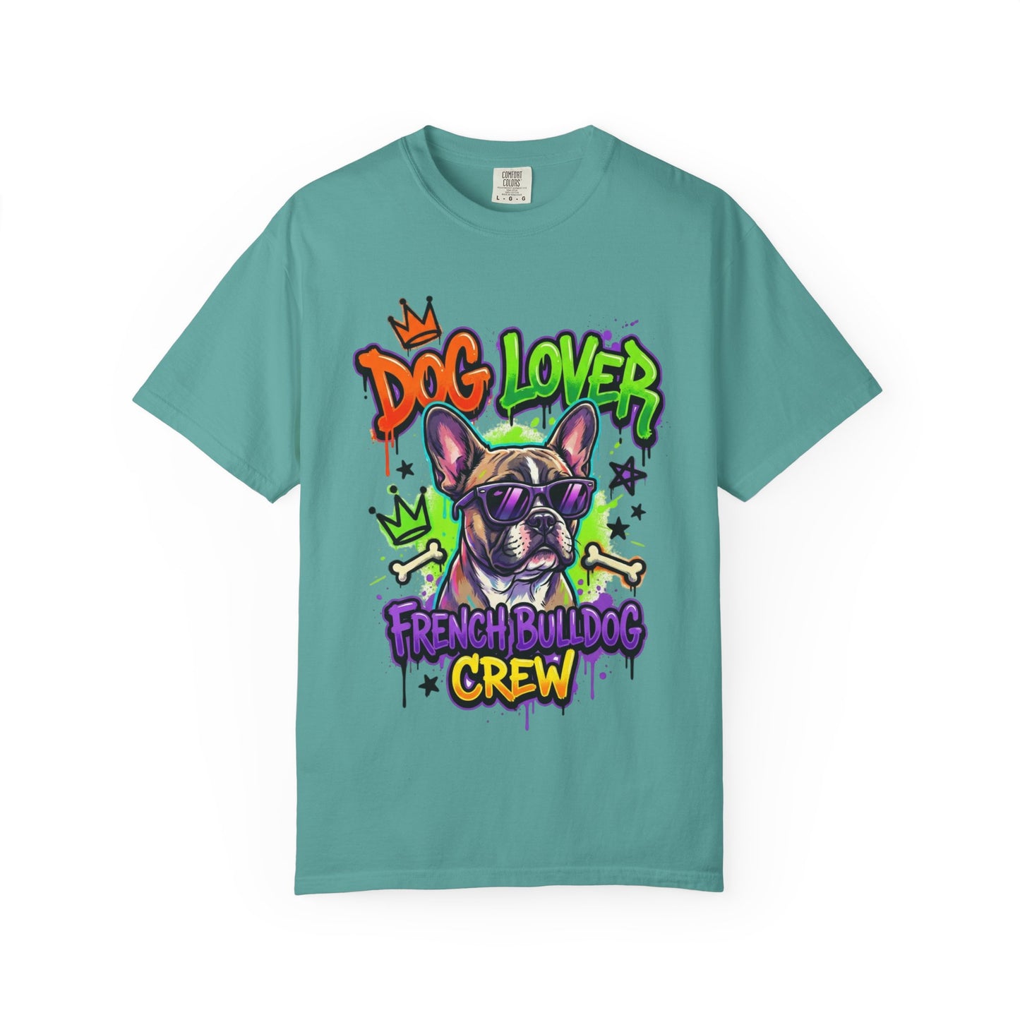 Dog Lover French Bulldog Crew T-Shirt