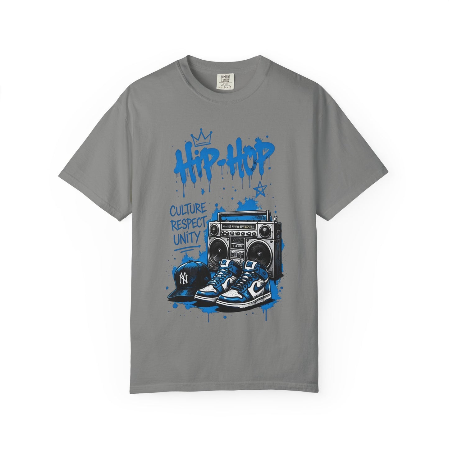 Hip-Hop Culture T-Shirt — "Hip-Hop: Culture Respect Unity" Graphic Tee