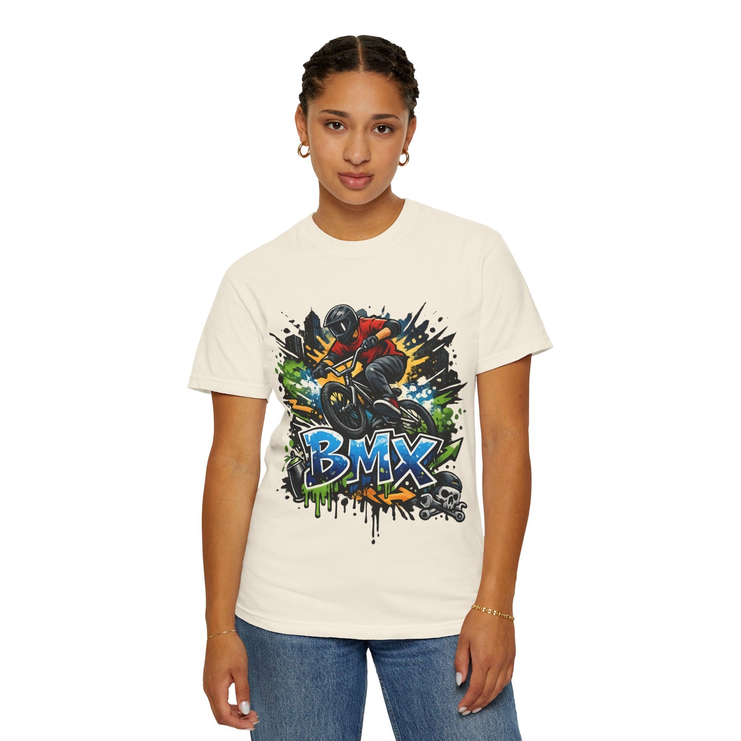 BMX Graffiti Rider T-Shirt — Extreme BMX Bike Tee
