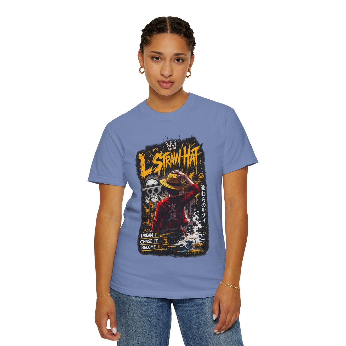 Straw Hat Crew Anime Graphic T-Shirt — "Dream It. Chase It. Become It."
