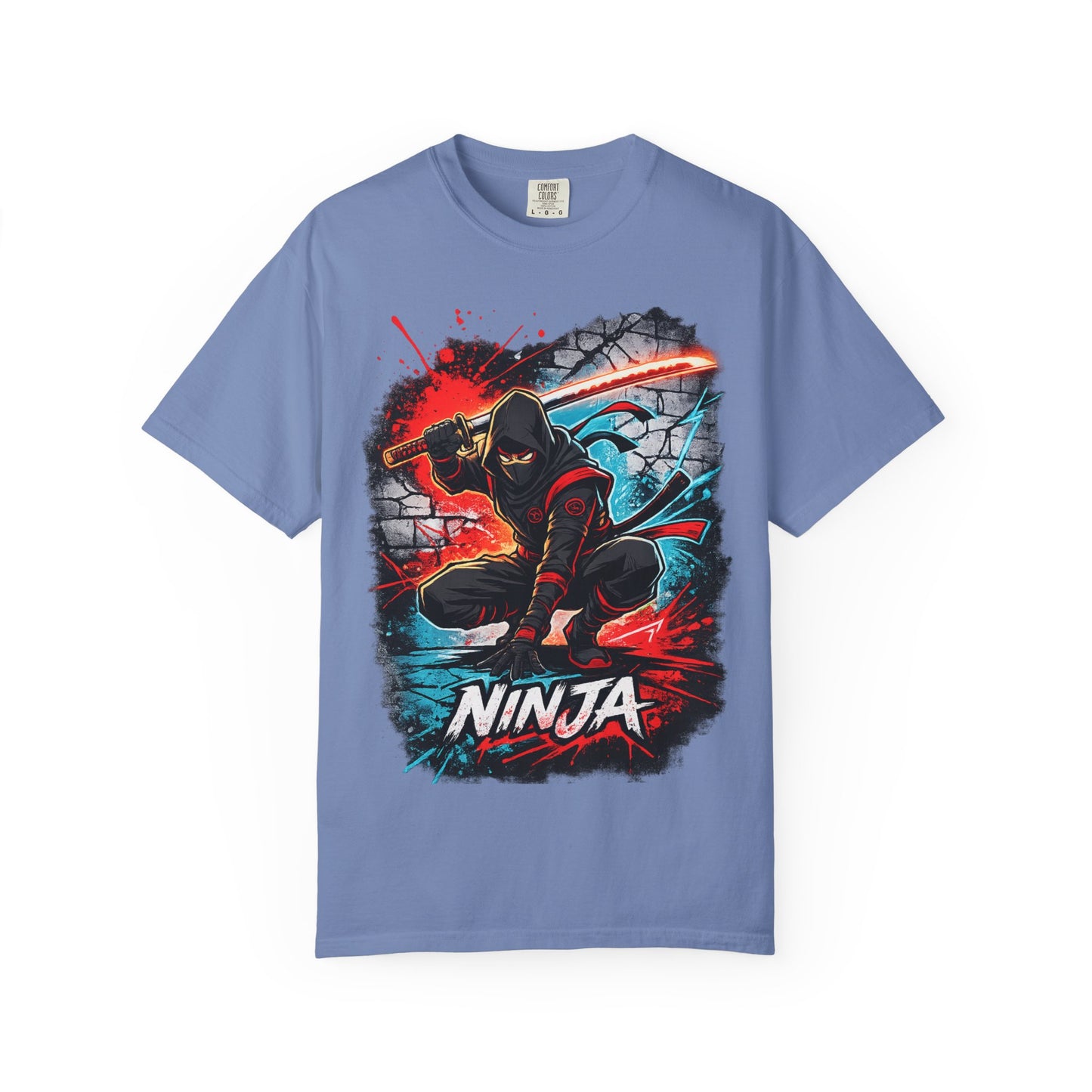Ninja Graphic T-Shirt — Bold Samurai Night Warrior Tee