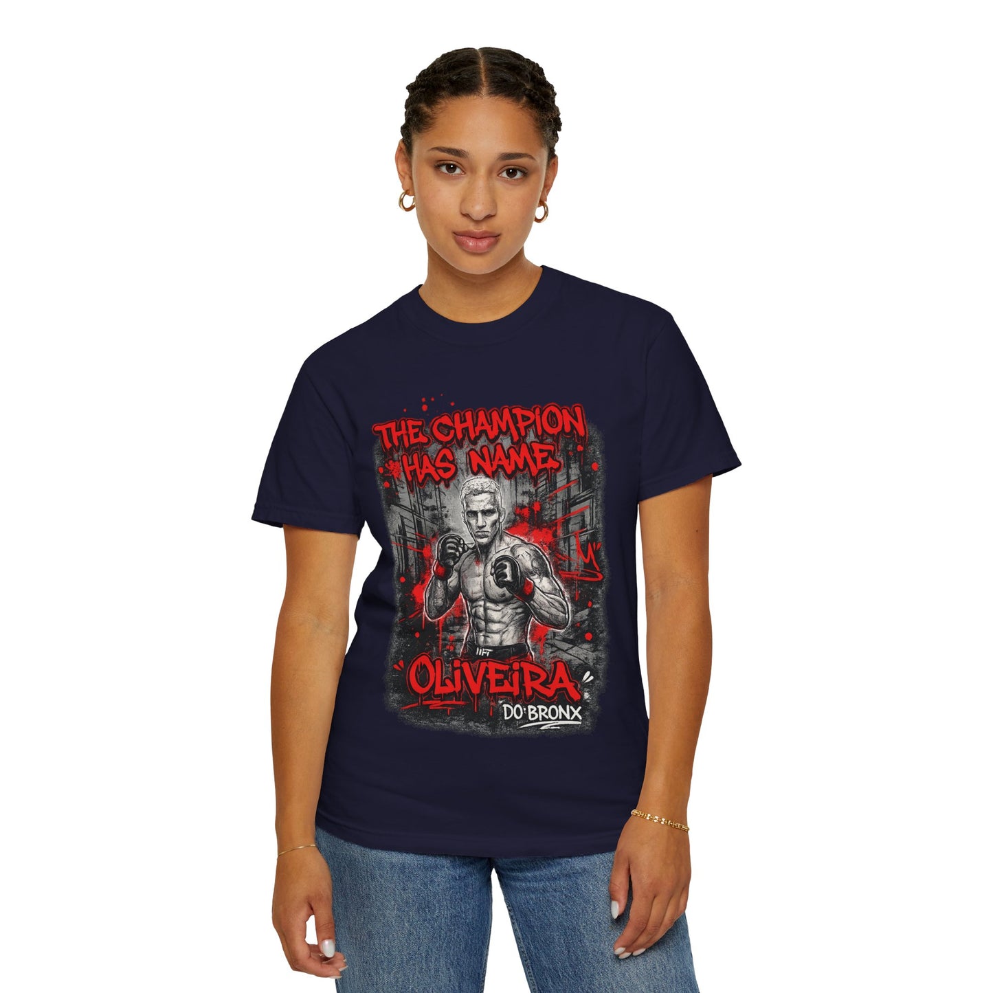 Oliveira 'The Champion Has Name' UFC Graphic T-Shirt