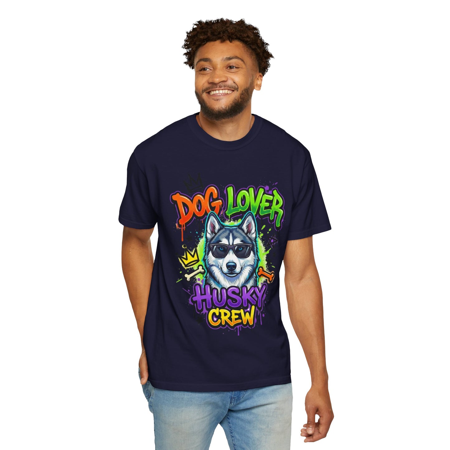 Dog Lover Husky Crew T-Shirt