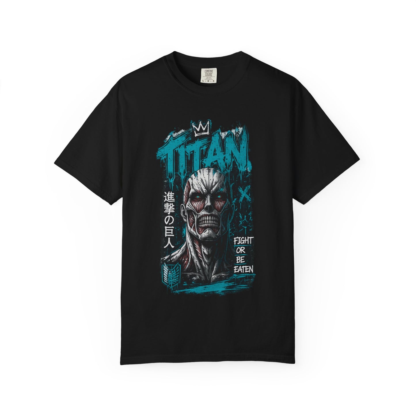 Titan Graphic T-Shirt — 'Fight or Be Eaten' Anime Tee