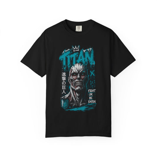 Titan Graphic T-Shirt — 'Fight or Be Eaten' Anime Tee