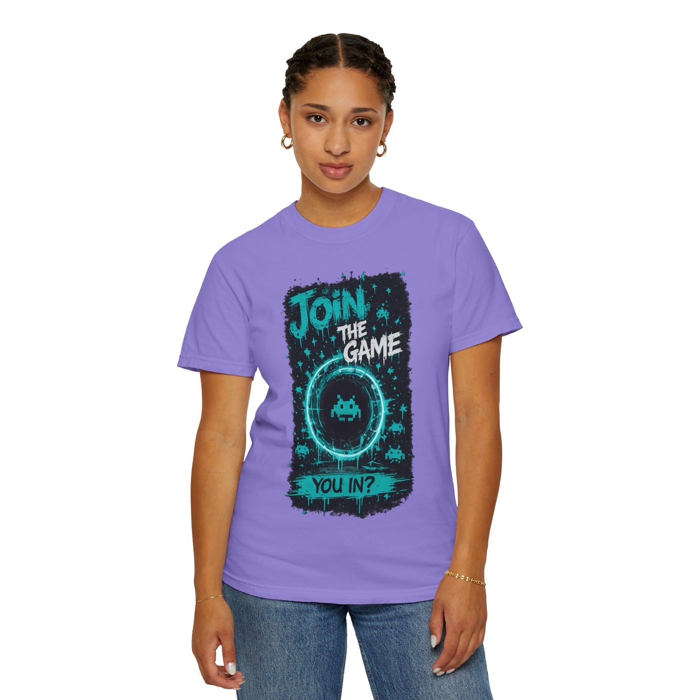 Join The Game Retro Arcade T-Shirt — 'You In?' Gamer Graphic Tee