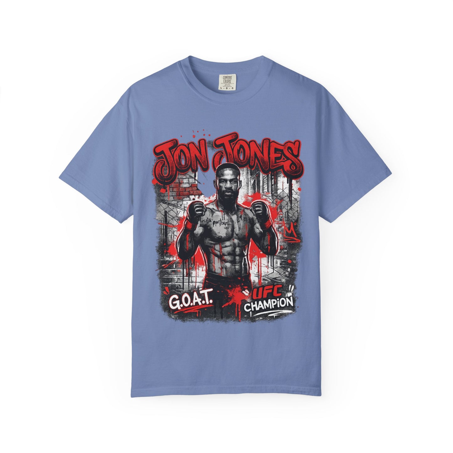 Boxing Champion Graphic T-Shirt — 'G.O.A.T. UFC Champion' Streetwear Tee