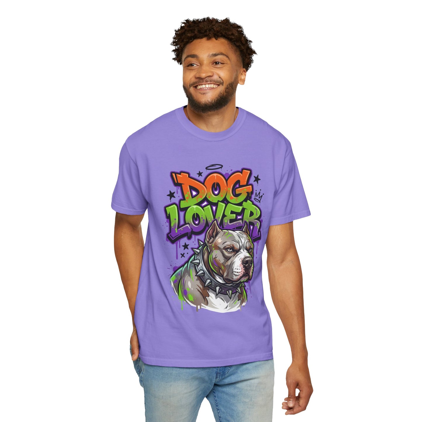 Dog Lover T-Shirt — Urban Graffiti Pitbull Tee